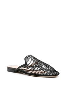 Scarosso Summer Gio mesh mules - Zwart
