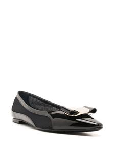 Ferragamo Vara ballerina's met mesh vlakken - Zwart