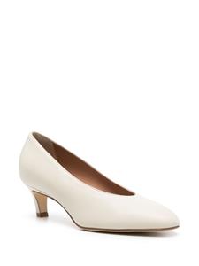 Scarosso Deva 50mm leather pumps - Wit