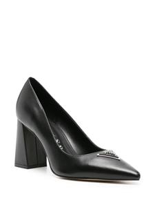 GUESS USA Barson 85mm leather pumps - Zwart
