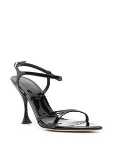 3juin Naima 100mm leather sandals - Zwart