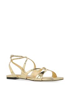 Jimmy Choo Ayla metallic sandalen - Goud