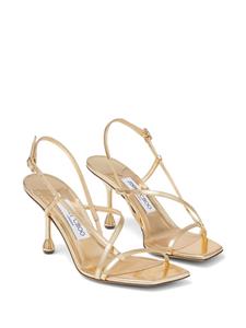 Jimmy Choo Etana 80mm sandals - Goud