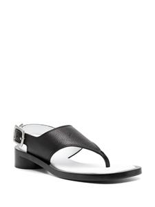 MM6 Maison Margiela Anatomic 35mm leather sandals - Zwart