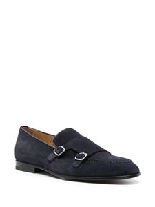 Scarosso Ernesto suede monk shoes - Blauw