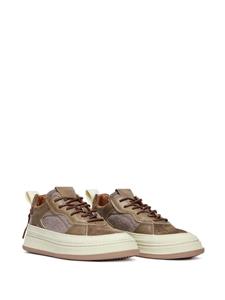 Buttero panelled lace-up sneakers - Beige