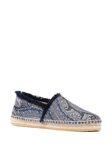 ETRO Espadrilles met paisley-print - Blauw