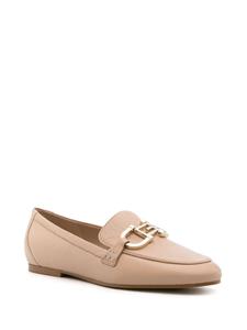 GUESS USA Isaac leather loafers - Beige