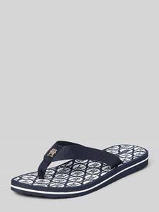 Tommy Hilfiger Teenslippers met labelapplicatie