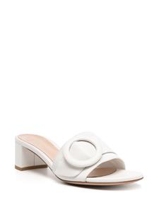 Gianvito Rossi Venezia 45mm leather mules - Wit