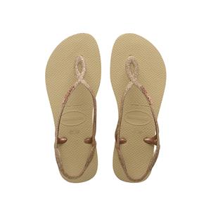 Havaianas Sandalen in rubber met platte hak