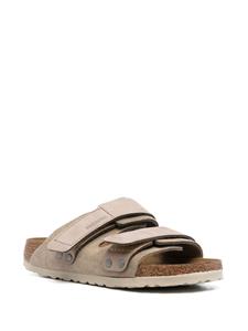 Birkenstock Kyoto sandalen met klittenband - Grijs