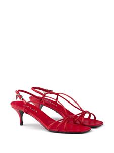 Prada Leren sandalen - Rood