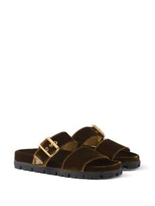 Prada Sandalen met gesp - Bruin