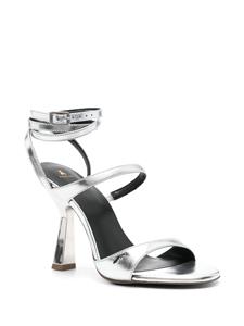 Patrizia Pepe 110mm leather sandals - Zilver