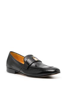Madison.Maison Lock leren loafers - Zwart