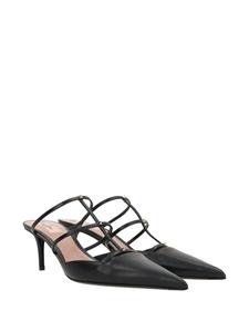 Valentino Garavani Rockstud Wispy 60mm leather mules - Zwart