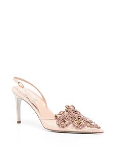 René Caovilla 55mm Venezia leather pumps - Roze