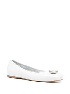 Madison.Maison Marion leather ballerina shoes - Wit