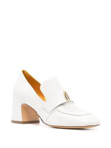 Madison.Maison Lock leren pumps 70 mm - Wit