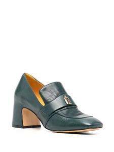 Madison.Maison Lock leren pumps 70 mm - Groen