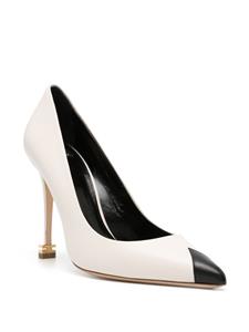 Elisabetta Franchi Leren pumps - Wit