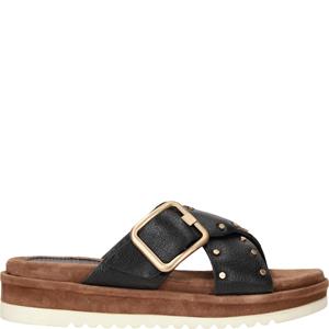 Lazamani Slipper Dames Zwart