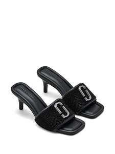 Marc Jacobs The Rhinestone J muiltjes - Zwart