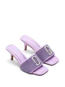 Marc Jacobs The Rhinestone J 65 leren muiltjes - Paars