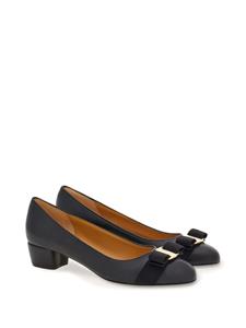 Ferragamo Vara leren pumps 30 mm - Zwart