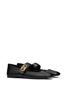 Valentino Garavani VLogo Locker Mary-Jane ballerina shoes - Zwart