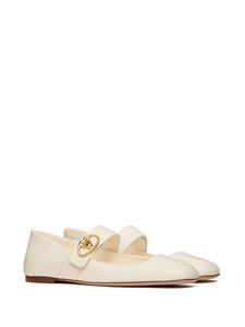 Valentino Garavani VLogo Locker ballerina shoes - Beige
