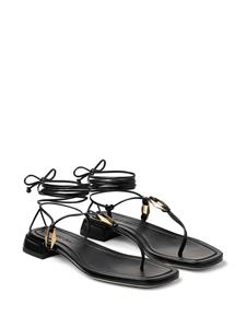 Jimmy Choo Onyxia leren sandalen - Zwart