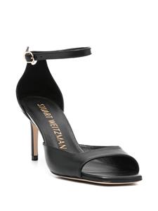 stuartweitzman Stuart Weitzman Nudistcurve sandalen met blokhak - Zwart