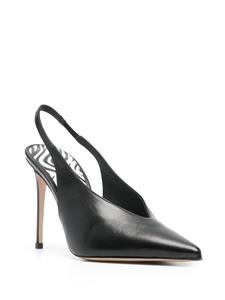 Le Silla 105mm leather pumps - Zwart