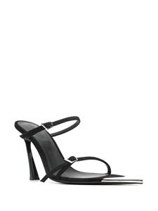 Mugler 95mm suede sandals - Zwart