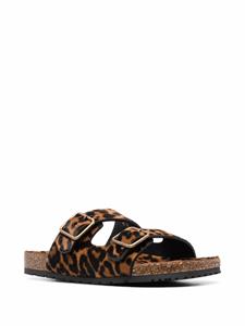 Saint Laurent Sandalen met luipaardprint - 2094 MANTO NATURALE