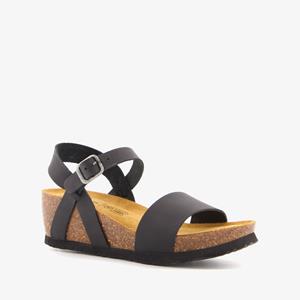 Hush Puppies leren dames sandalen met sleehak
