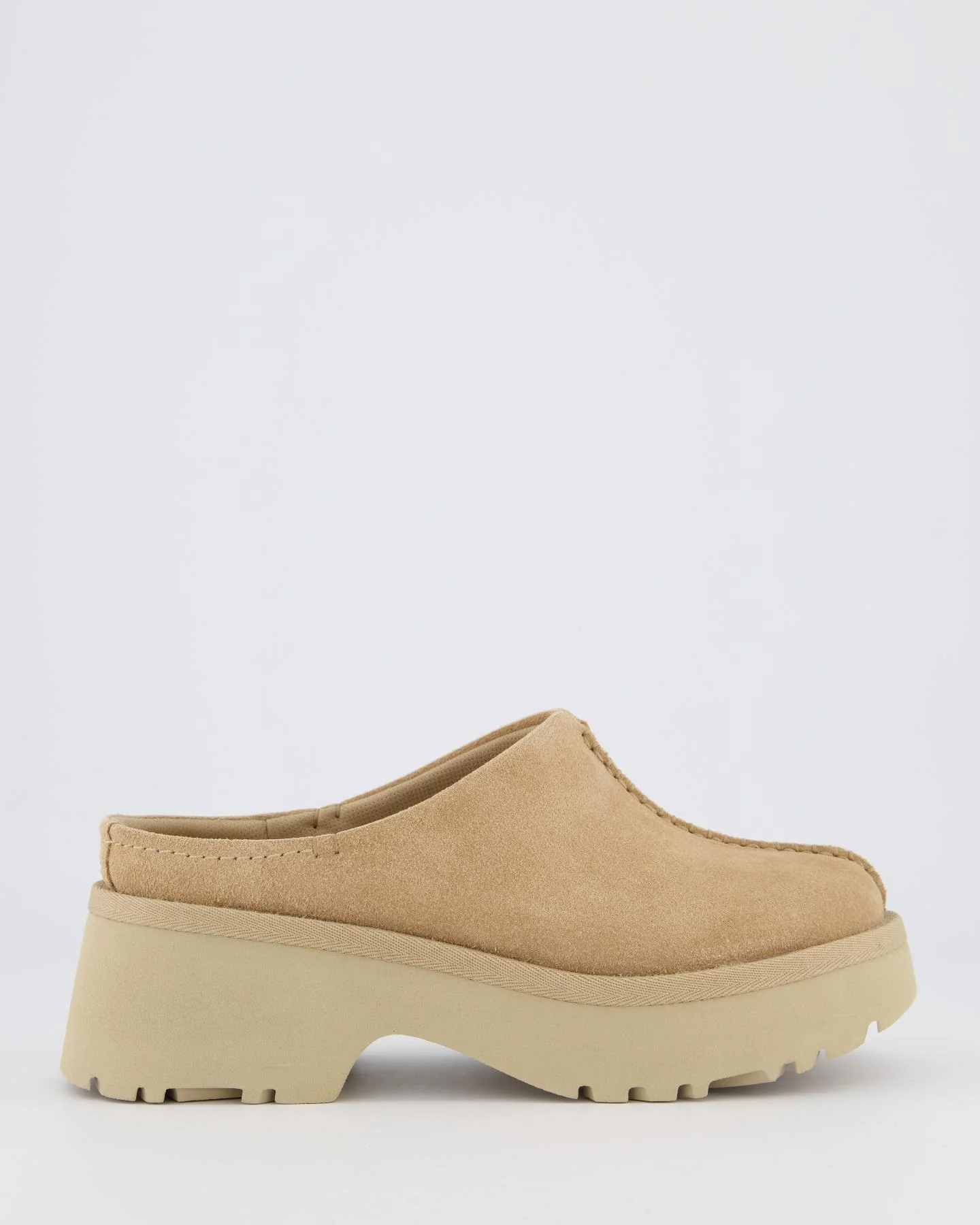UGG New Heights-klomp voor dames  in Beige  Suede