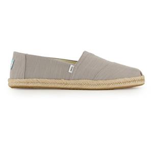 TOMS Alpargata Touw 100% Katoen Dames Espadrilles Drizzle Grijs