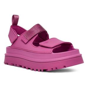 Plateausandalen Goldenglow met klittenbandsluiting