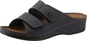 Franken Schuhe Dames slippers donkerblauw Maat