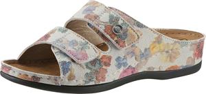 Franken Schuhe Dames slippers wit-gekleurd Maat