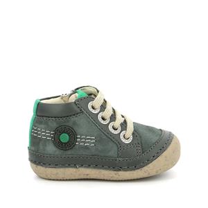 Kickers Bottines in leer met veters Sonistreet