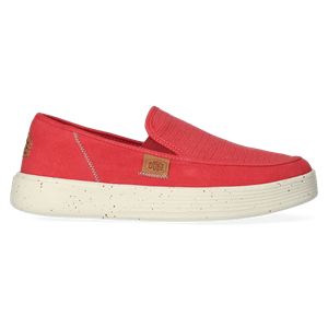 HEYDUDE Instappers Heren Sunapee Coastline Rood Mesh