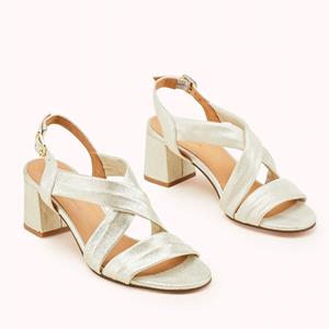 COSMOPARIS Sandalen in fluweelleer Vizzo, made in Europe