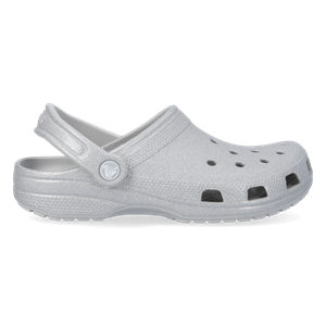 Crocs Clogs Dames Classic Glitter Clog Zilver Croslite™