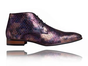 Lureaux Magenta High  - Handgemaakte Nette Schoenen Voor Heren
