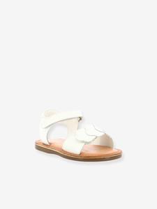 Leren babysandalen Dyastar 858582-10-3 KICKERS wit