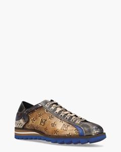 Harris 0818 Bruin/Blauw